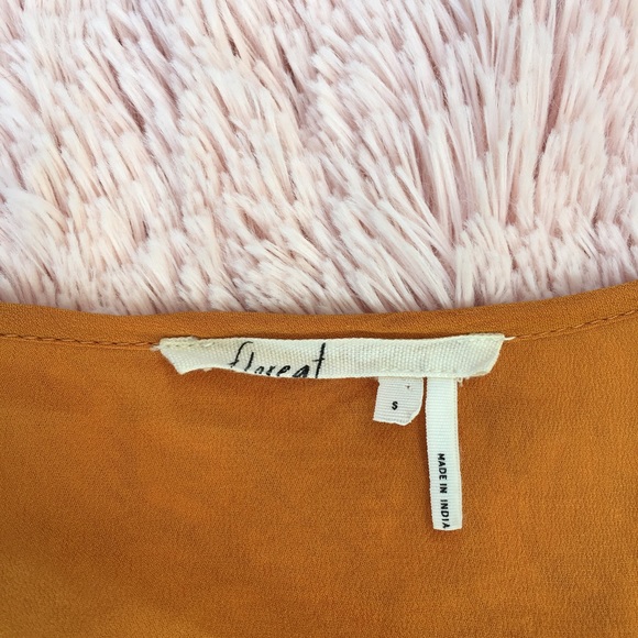 Anthropologie Floreat Sunglow embroidered paisley poncho top with art deco lines - Picture 5 of 12